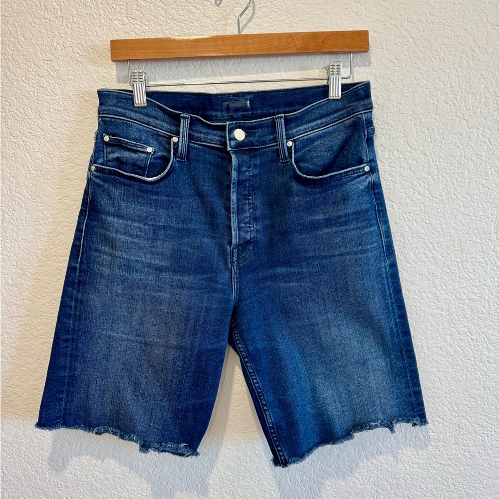 MOTHER The Tomcat Bermuda Short Fray Size 29